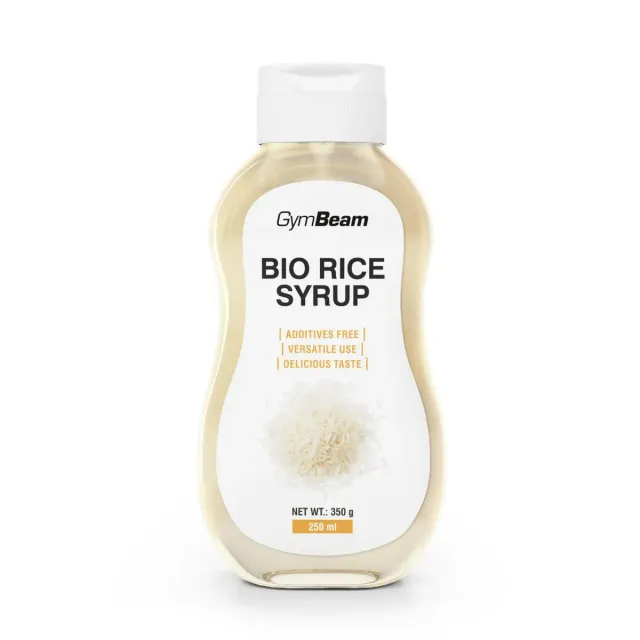 GymBeam Sciroppo di Riso Bio dolcificante 250 ml caramello