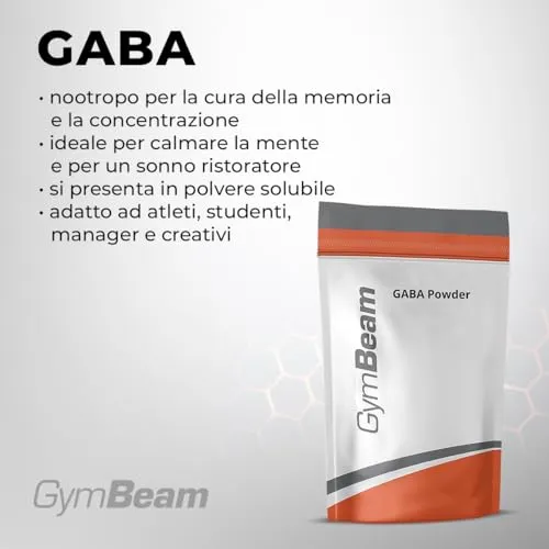 GymBeam GABA integratore polvere rilassamento sonno