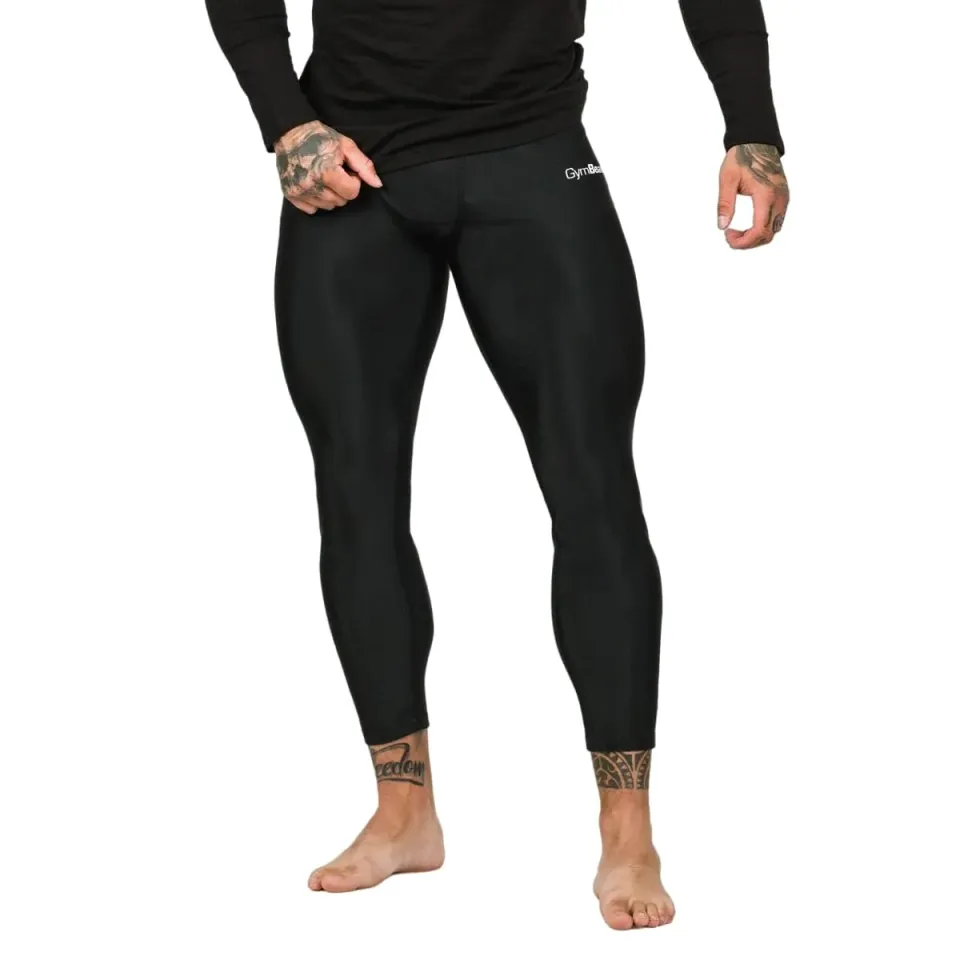 GymBeam Compressione leggings uomo black traspiranti recupero