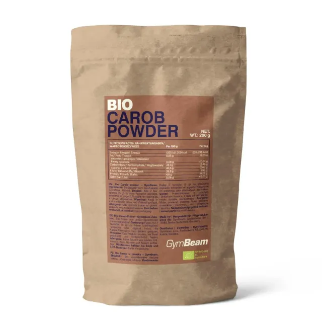 GymBeam Farina di Carruba BIO polvere 200g senza caffeina