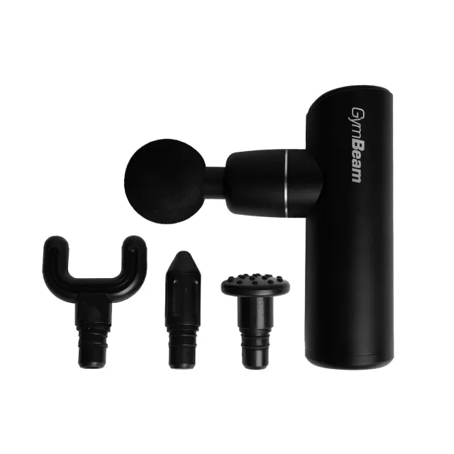 GymBeam Mini Pistola Massaggiante 4 Testine USB-C