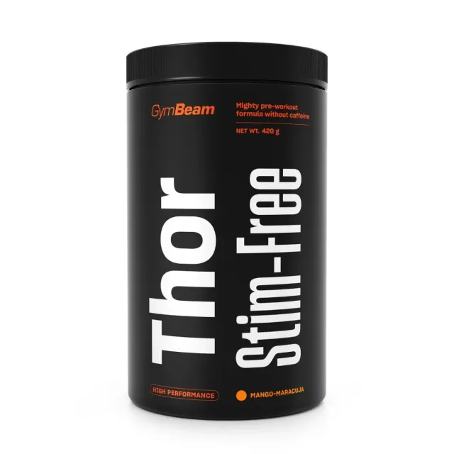 GymBeam Thor Stim-Free pre workout Mango-Maracuja 420 g