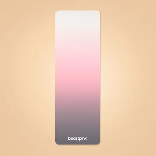 GymBeam Yoga Mat PRO Pink tappetino gomma antiscivolo