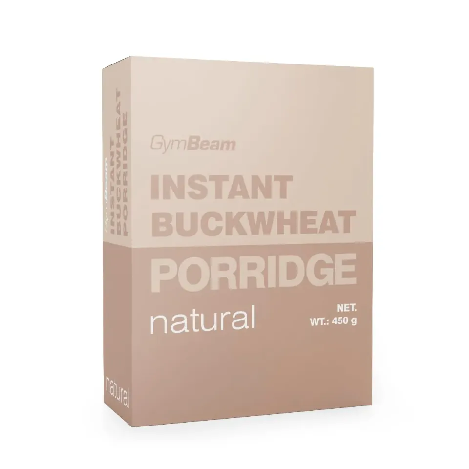 GymBeam Porridge Grano Saraceno Istantaneo porridge neutro 450 g senza glutine
