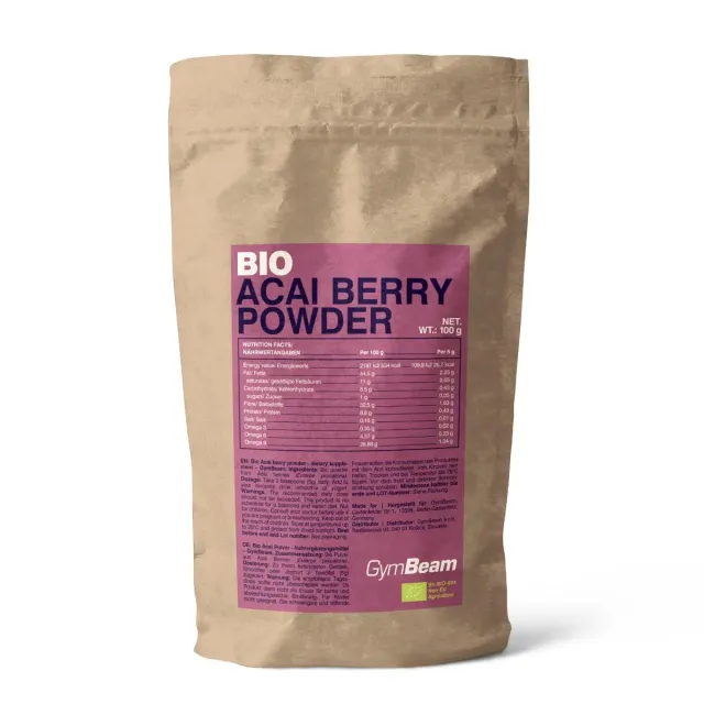 GymBeam Acai Bio polvere 100 g vegana