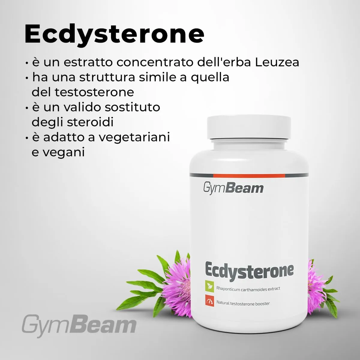GymBeam Ecdysterone 60 cps capsule forza muscolare