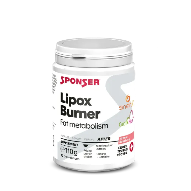 Sponser Lipox Burner Raspberry polvere 110g carnitina