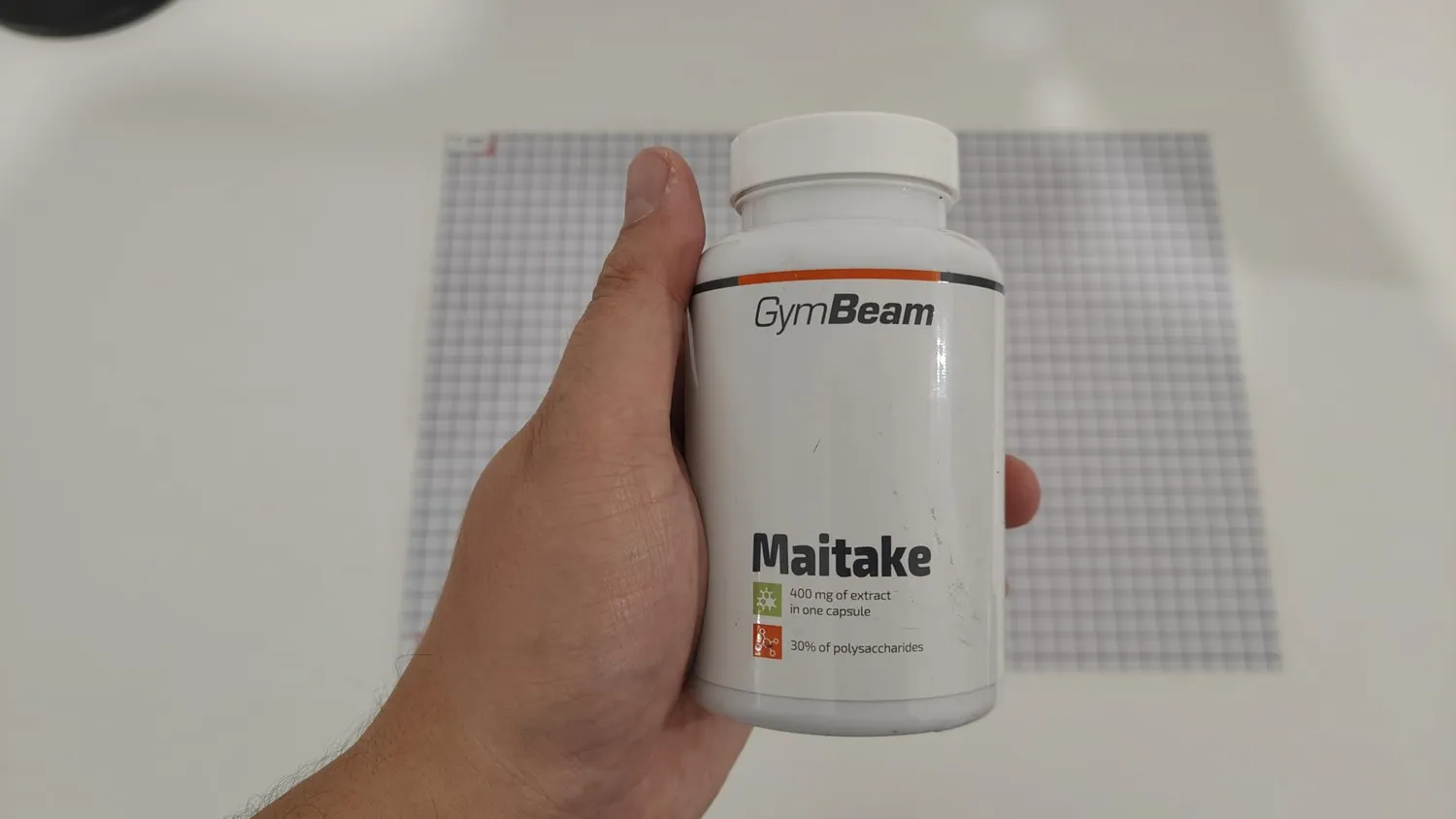 GymBeam Maitake Fungo capsule 90 cps 30% polisaccaridi
