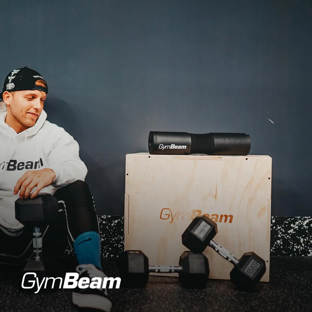 GymBeam Barbell Pad cuscinetto bilanciere gomma nitrilica squat