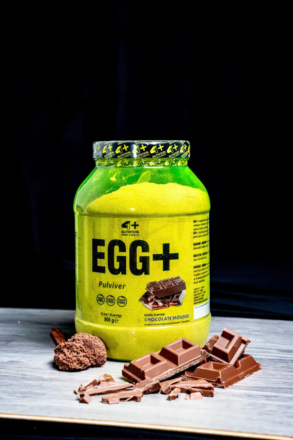 4 Plus Nutrition EGG+ Proteine Albume 900 g Senza Lattosio