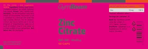 Gym Beam Citrato di Zinco capsule vegane 15 mg pelle