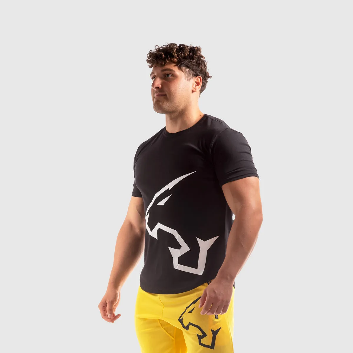 Push More T-Shirt maglietta palestra uomo nera