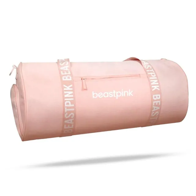GymBeam BeastPink Barrel-Bag Borsa Sportiva con Tracolla
