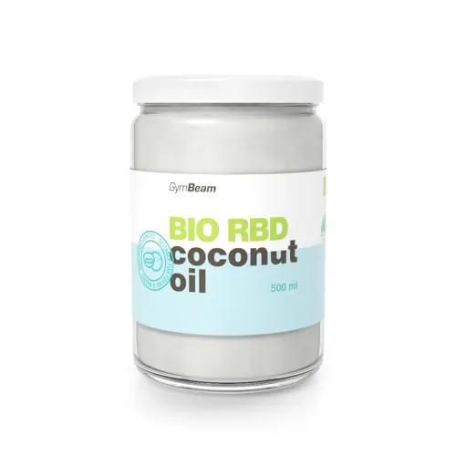 GymBeam Olio di Cocco BIO RBD 500 ml Neutro