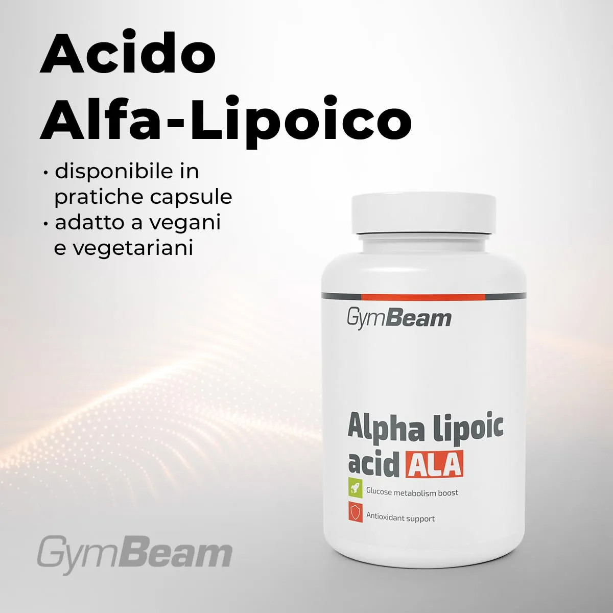 GymBeam Acido Alfa-Lipoico capsule 90 cps antiossidante