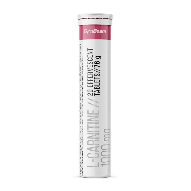 GymBeam L-Carnitina Effervescente compresse 1000 mg gusto frutta