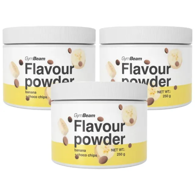 GymBeam Flavour Powder Banana Choco Chips 250g 10 kcal