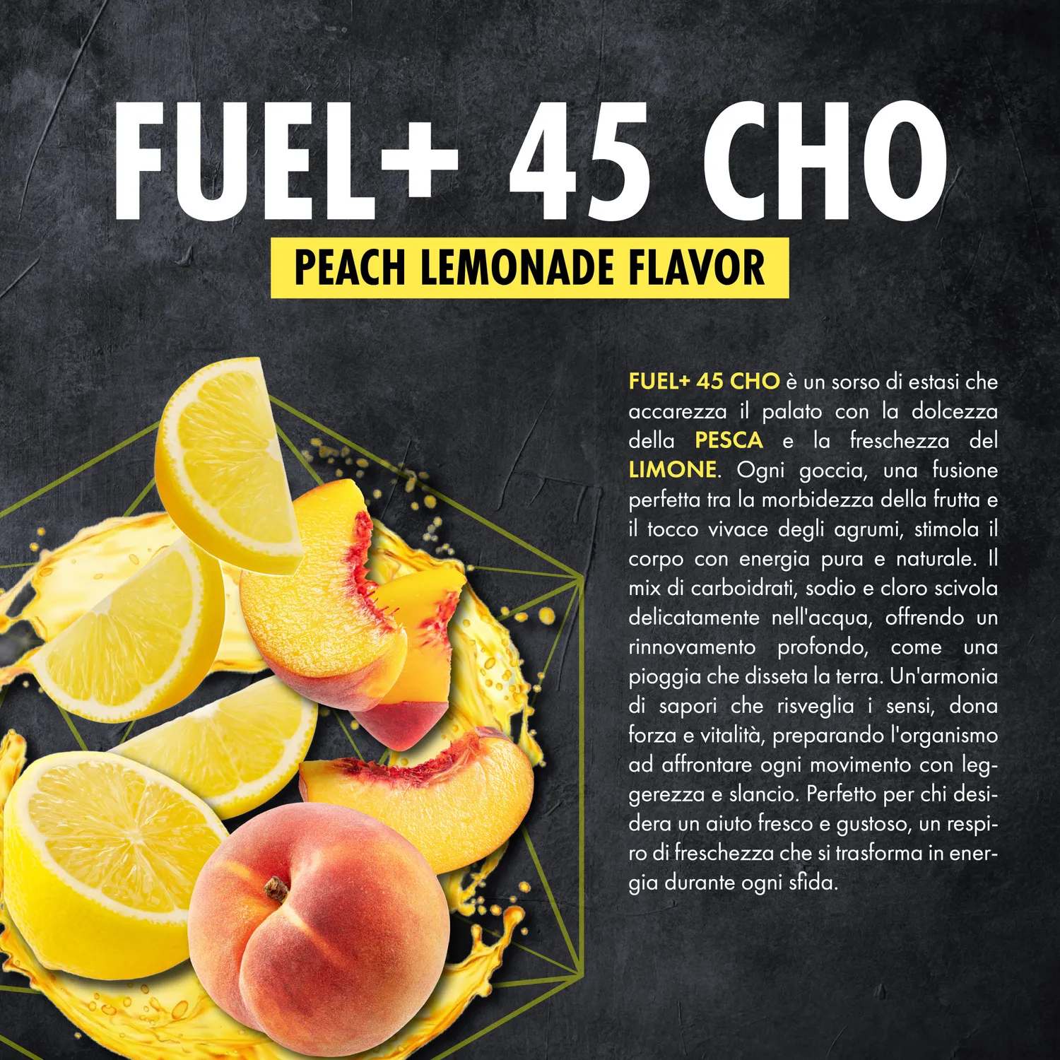 4 Plus Nutrition Fuel+ 45 CHO integratore carboidrati 600 g Orange Tango