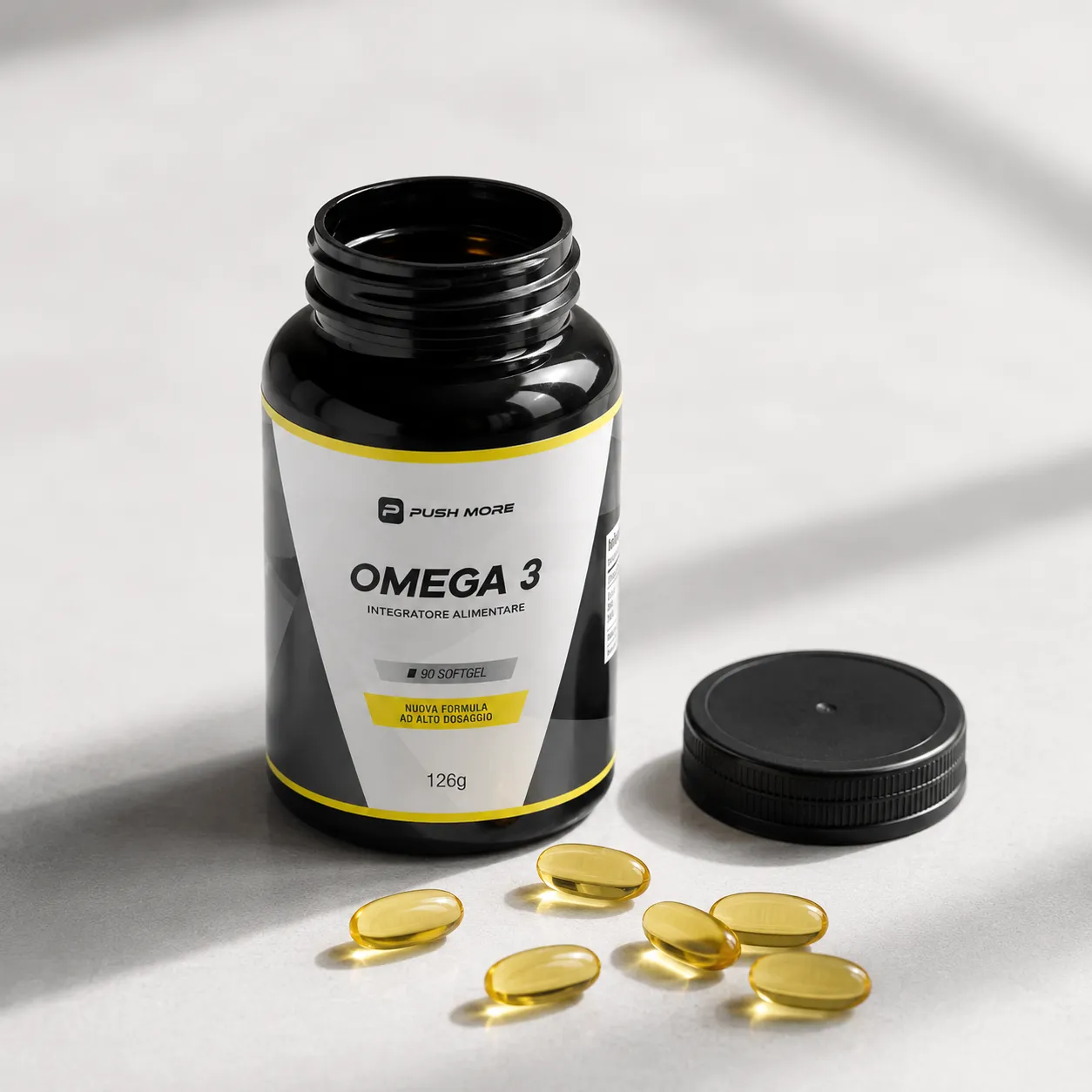 Push More Omega3 Capsule 90 Softgel EPA DHA Titolo 75%