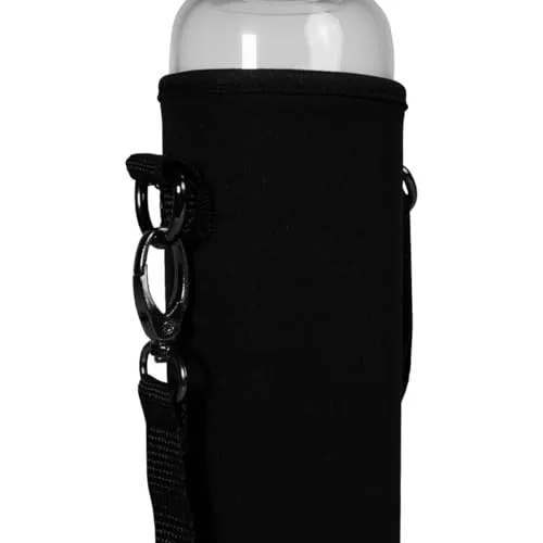 GymBeam Borraccia Vetro e Bambù 600 ml Custodia