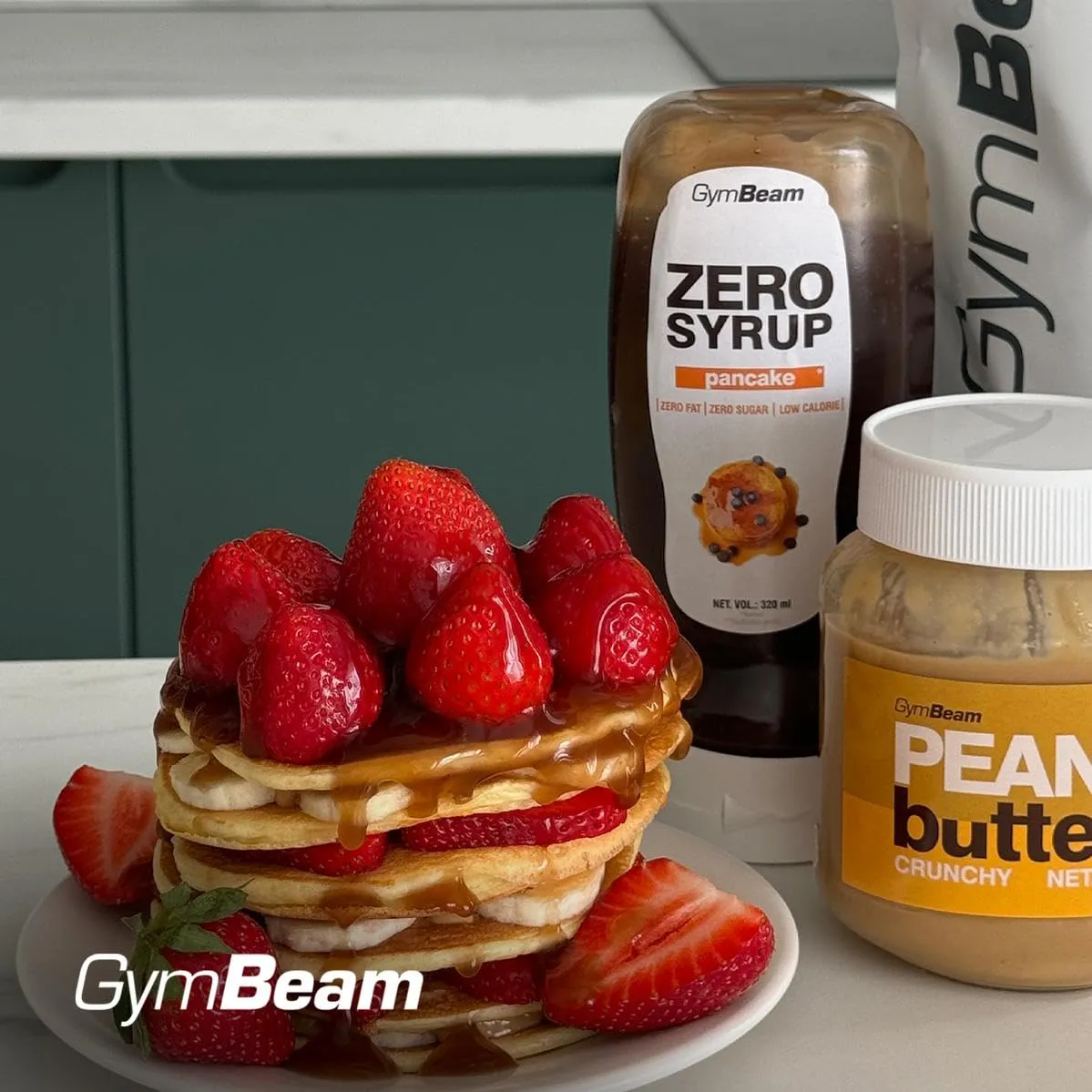 GymBeam Sciroppo Zero Pancake 320 ml Zero Calorie