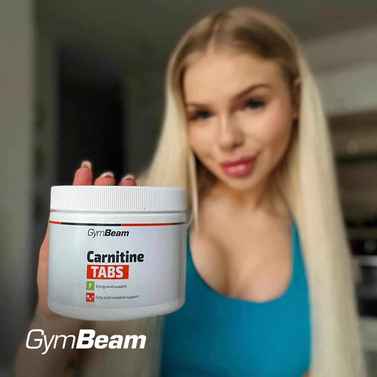 GymBeam L-Carnitina TABS carnitina 180 compresse 2000 mg vegano