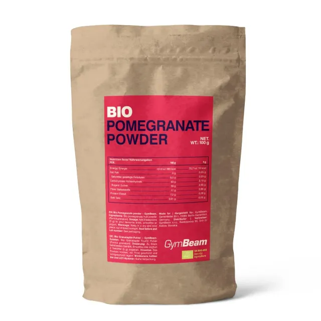 GymBeam Melograno Bio polvere 100 g dolcificante