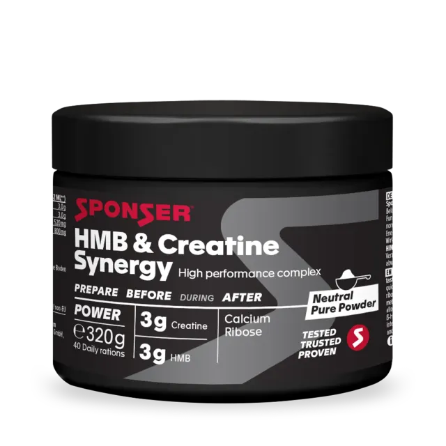 Sponser HMB & Creatine Synergy integratore 320g neutro forza