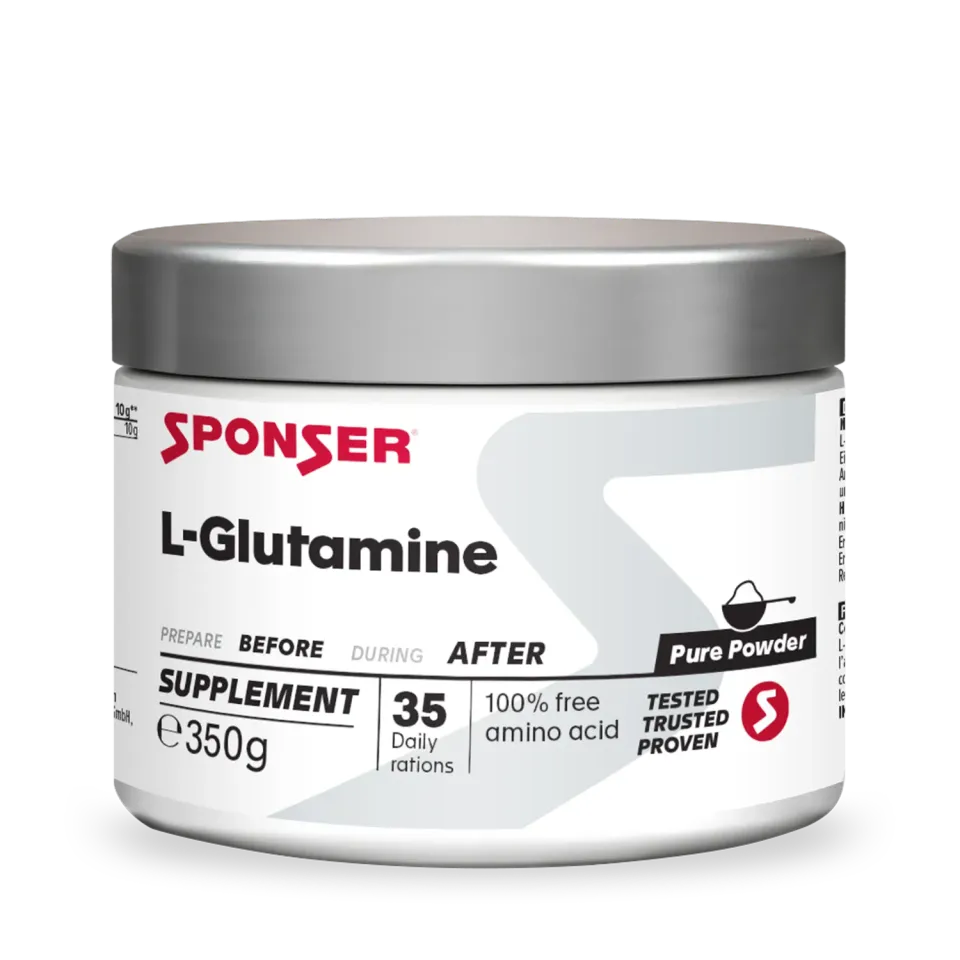 Sponser L-Glutamine integratore neutro 350 g recupero