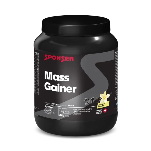 Sponser Mass Gainer gainer vaniglia 1200 g con creatina