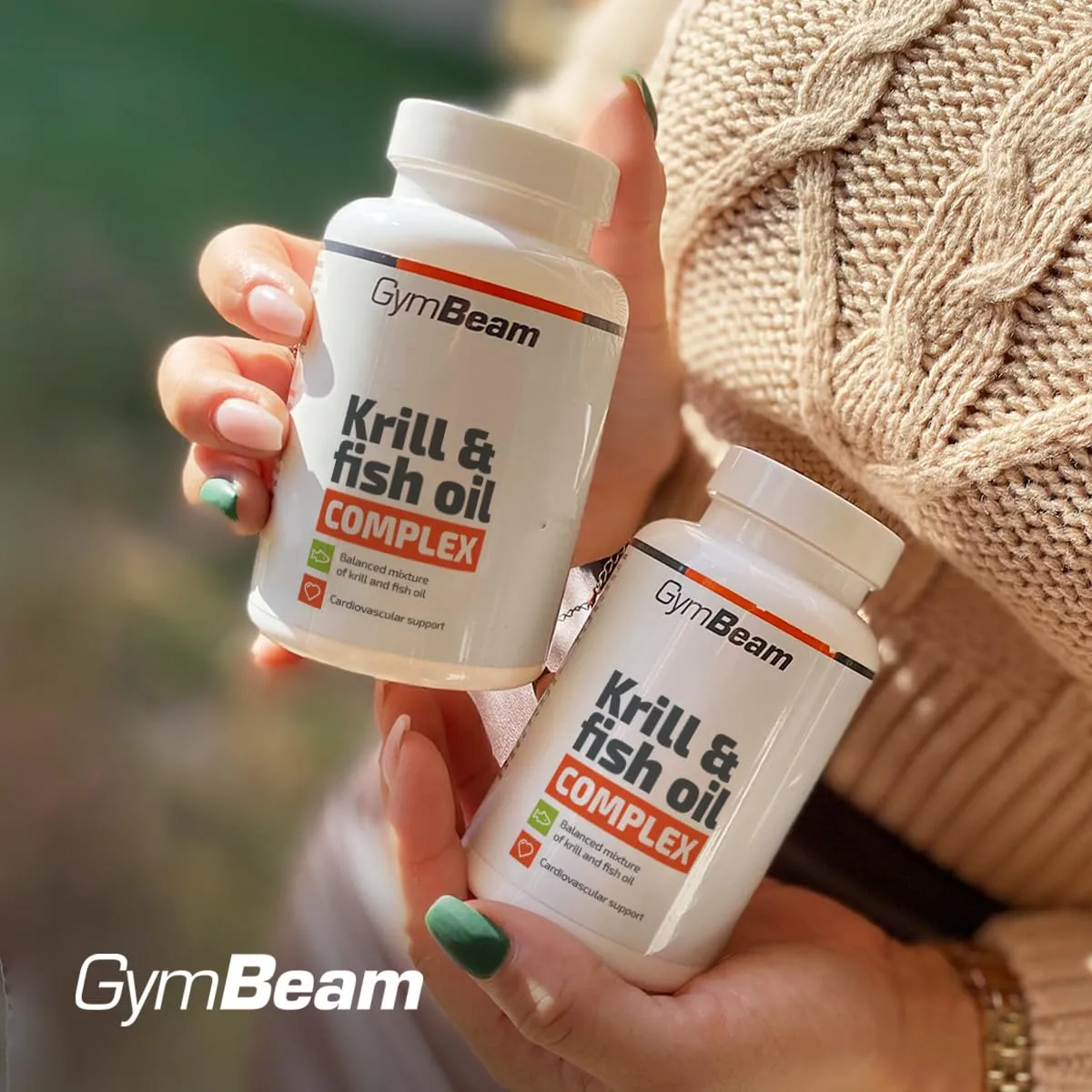 GymBeam Krill e Pesce Omega 3 Capsule 90 cps EPA DHA