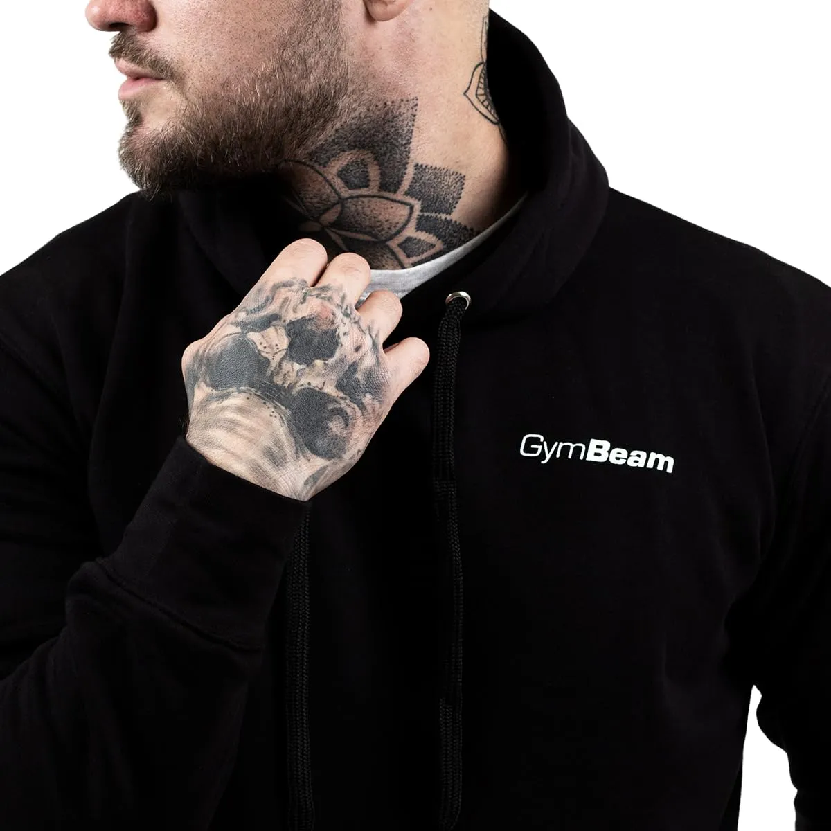 GymBeam Athlete felpa con cappuccio cotone