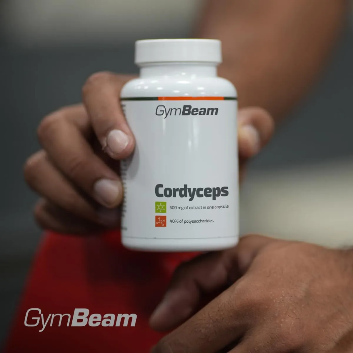 GymBeam Cordyceps Sinensis capsule 90 cps 500 mg 40% polisaccaridi