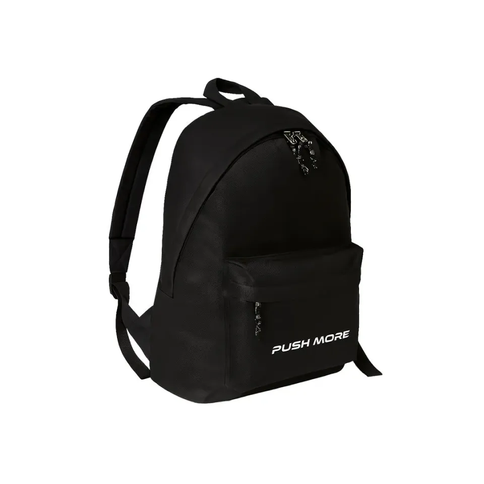 Push More FDO Zaino Zainetto Nero 28x38x12 cm Poliestere