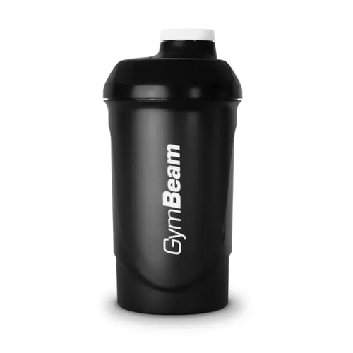 GymBeam Premium Shaker Proteine 700ml All-Black senza BPA