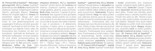 GymBeam Krill Premium Superba2 olio krill 60 capsule omega 3