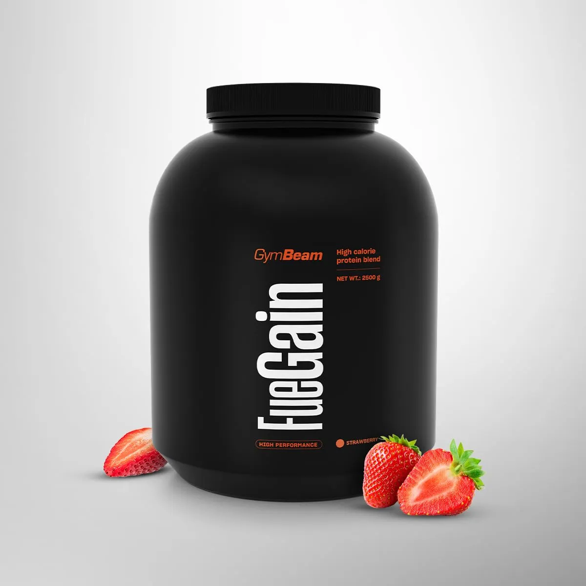 GymBeam FueGain gainer 2500 g fragola massa