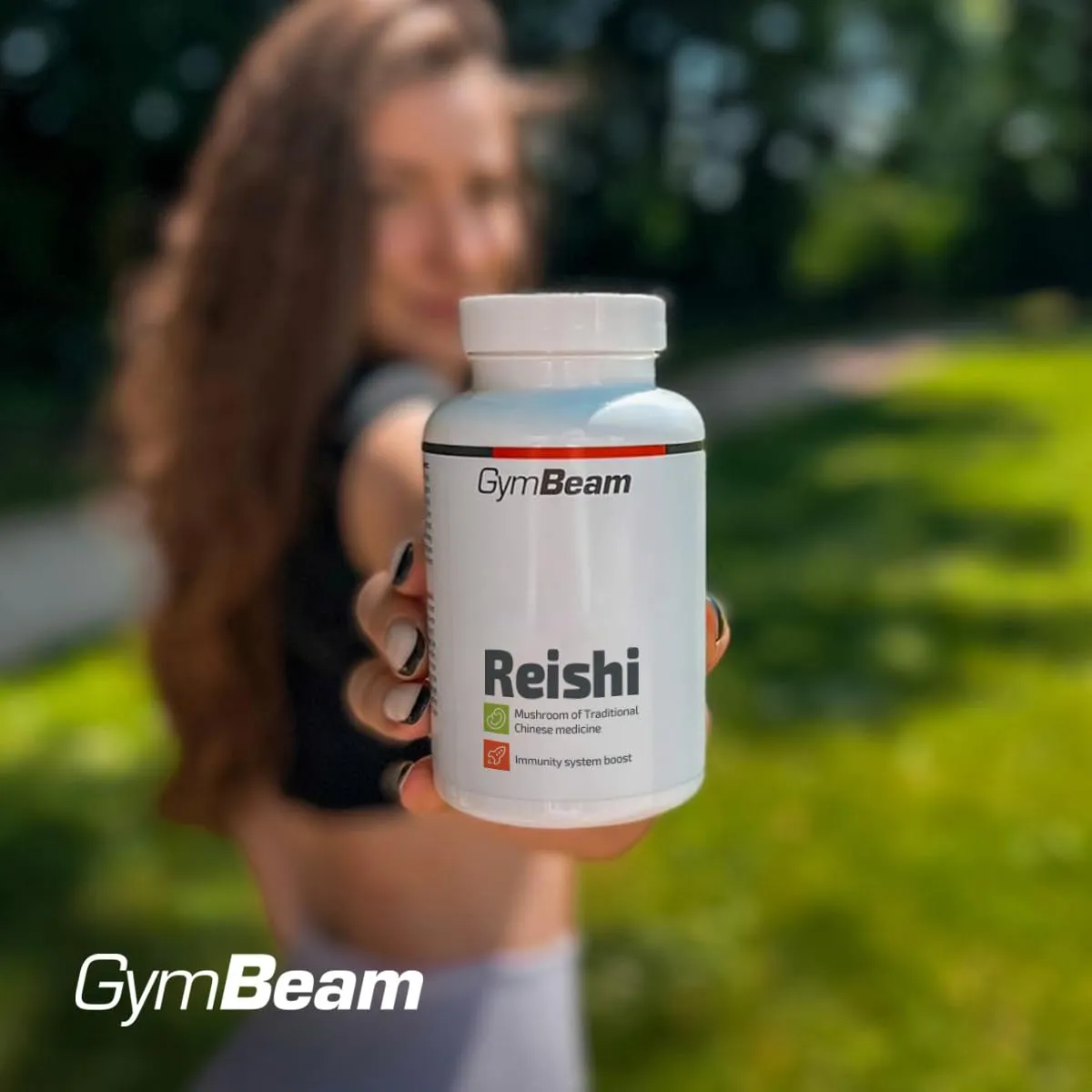 GymBeam Reishi capsule 90 cps 1000 mg fungo immunitario