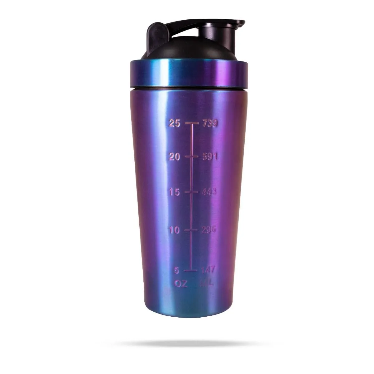 GymBeam HoloShake Steel YBEAM Shaker Acciaio 739 ml