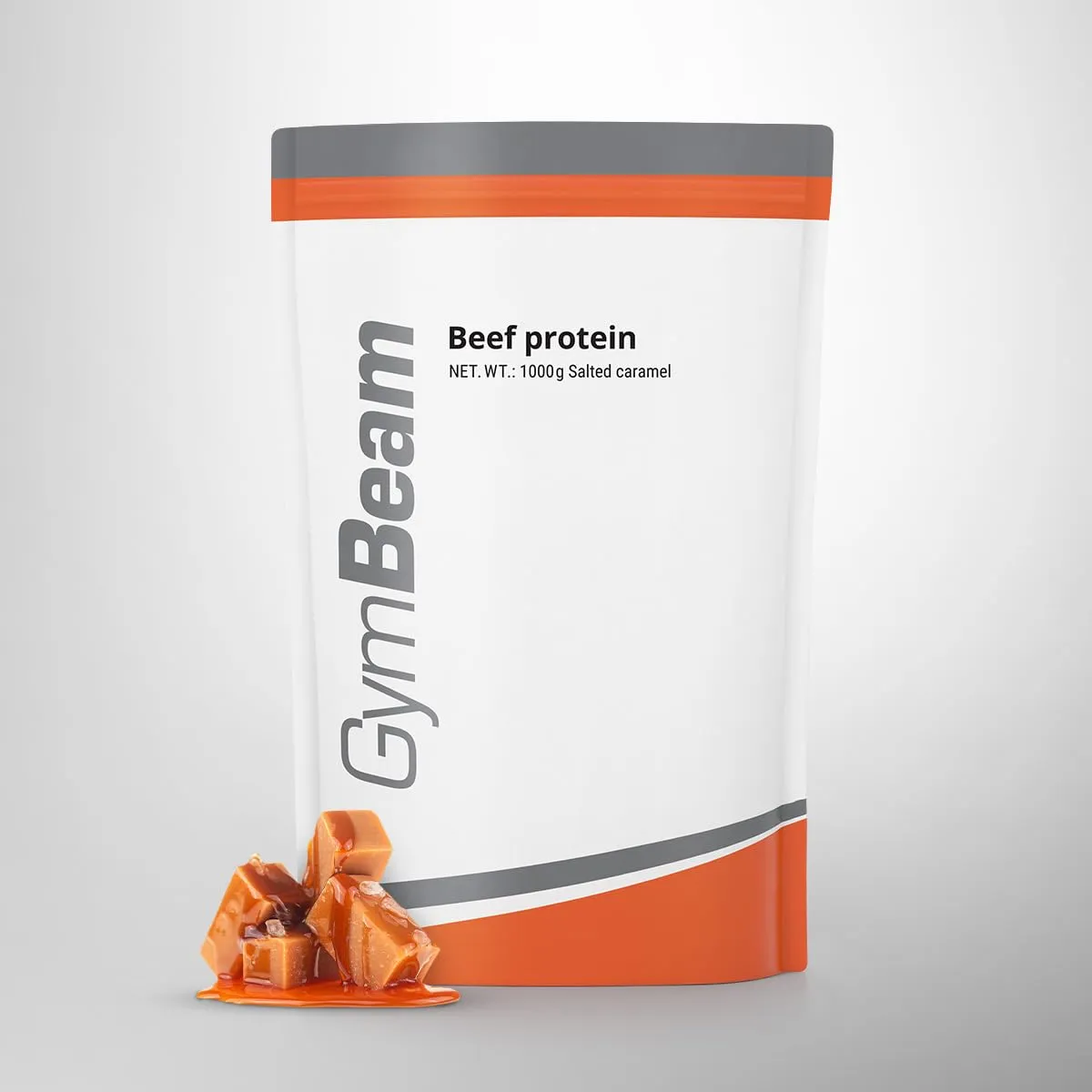 GymBeam Proteine Manzo 1000 g caramello salato