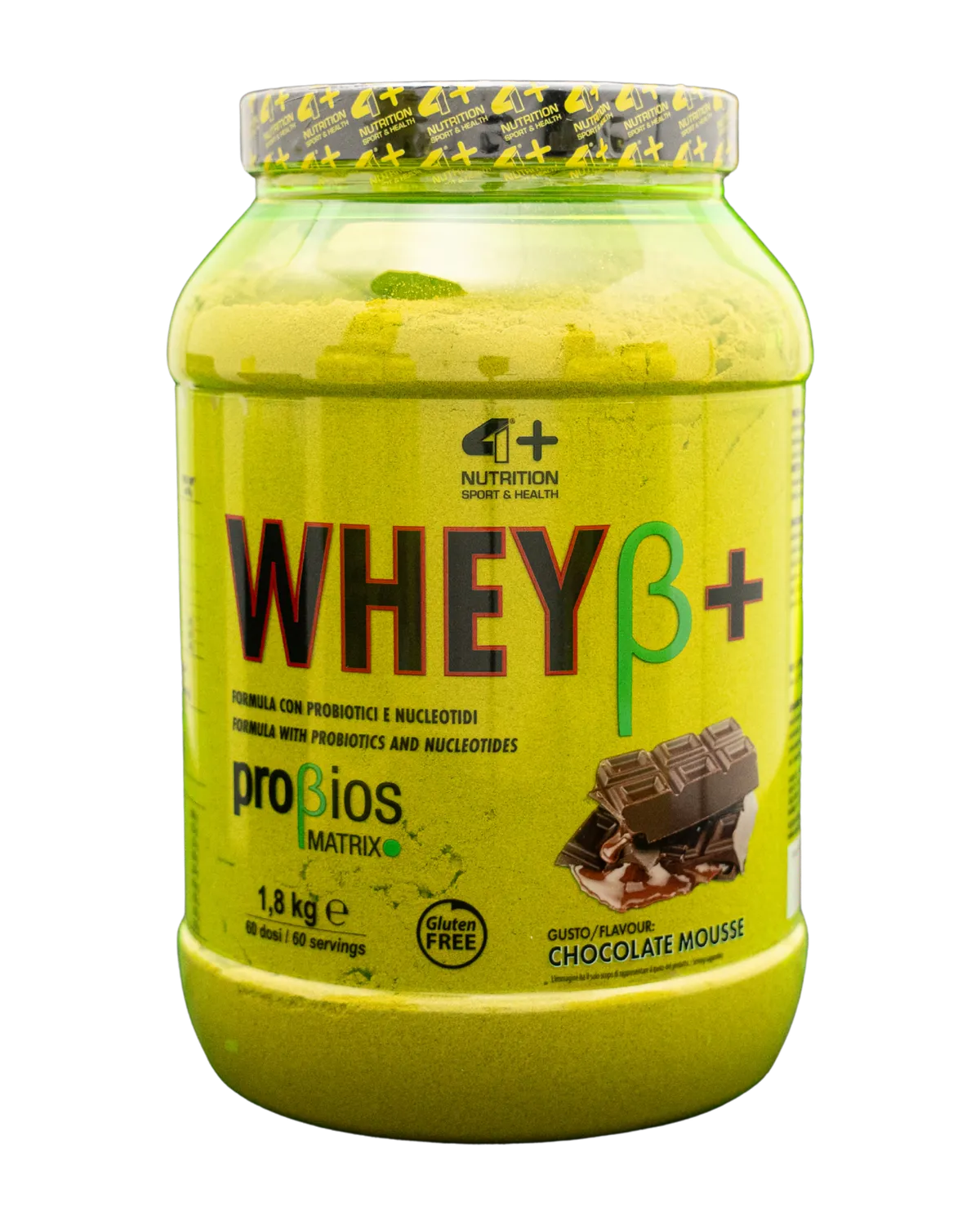 4 Plus Nutrition WHEYβ+ Proteine Whey 900 g Chocolate Mousse