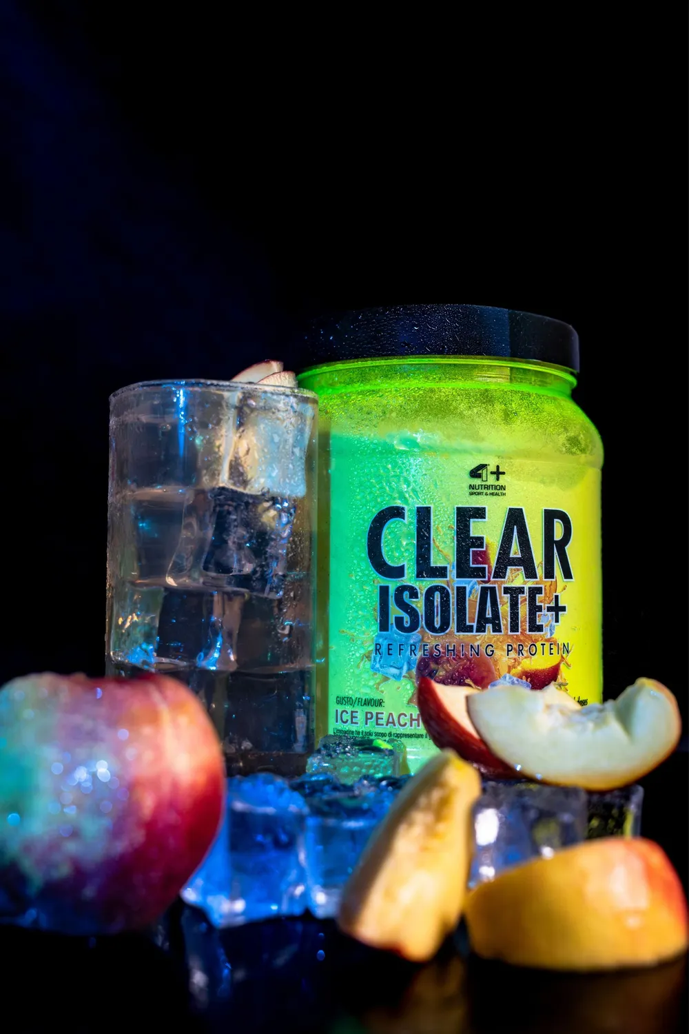 4 Plus Nutrition Clear Isolate+ proteine isolate 450 g senza zuccheri