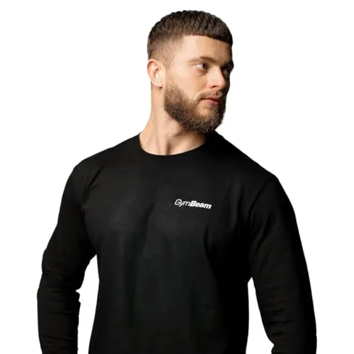 GymBeam Maglia Uomo Basic Maniche Lunghe cotone