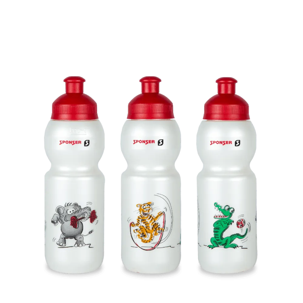 Sponser Bidon borraccia 330 ml perlweiss plastica leggera