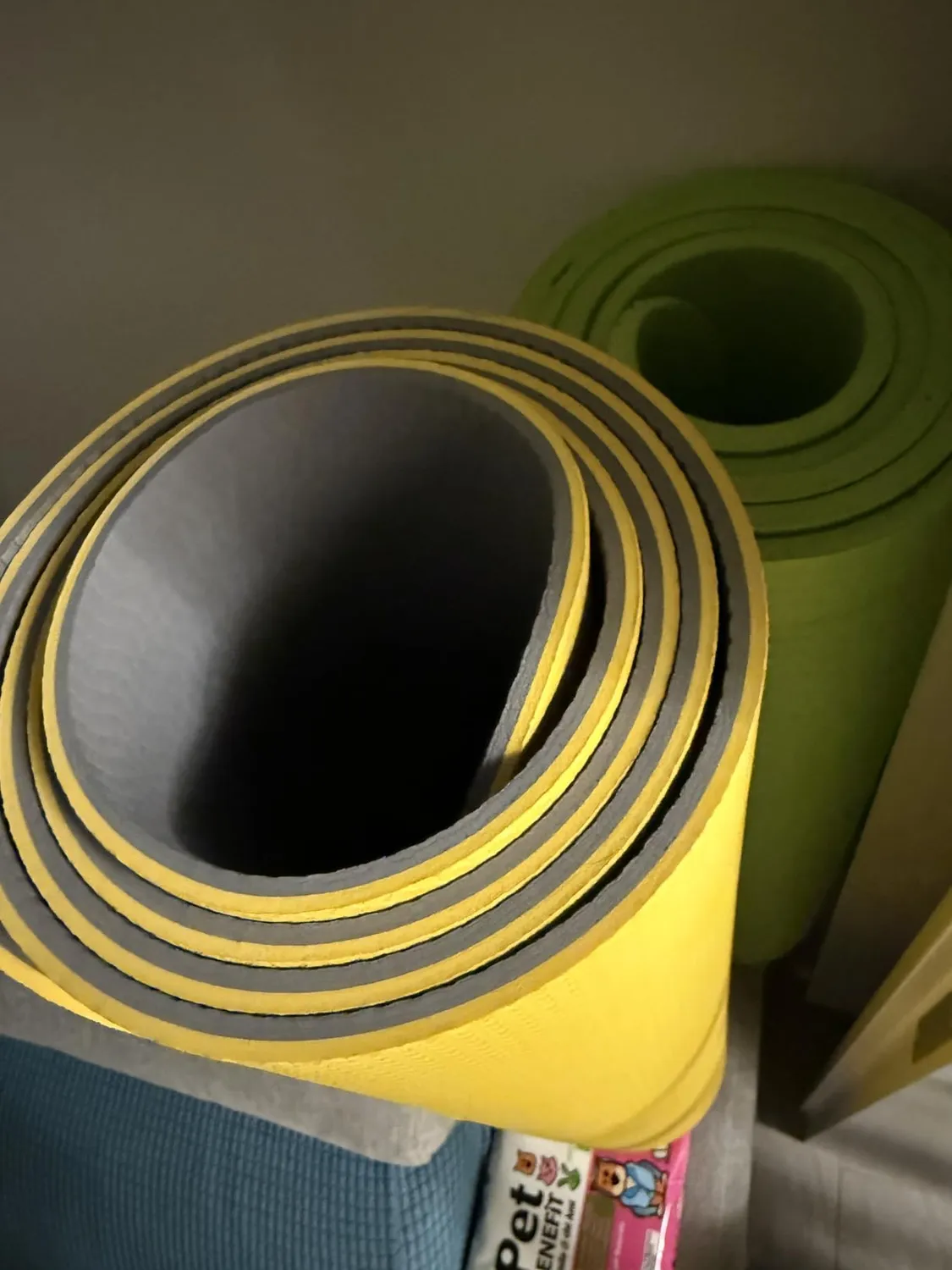 GymBeam Dual Tappetino Yoga Antiscivolo 183x61