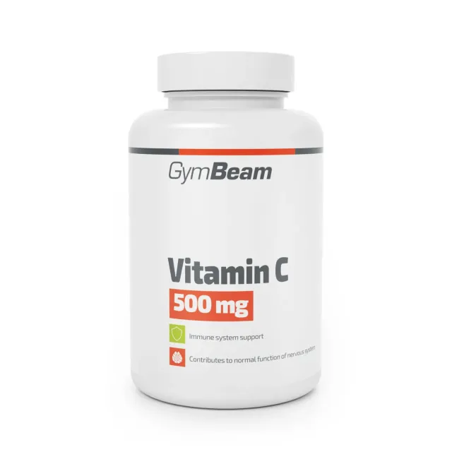 GymBeam Vitamina C 500 mg Capsule Collagene