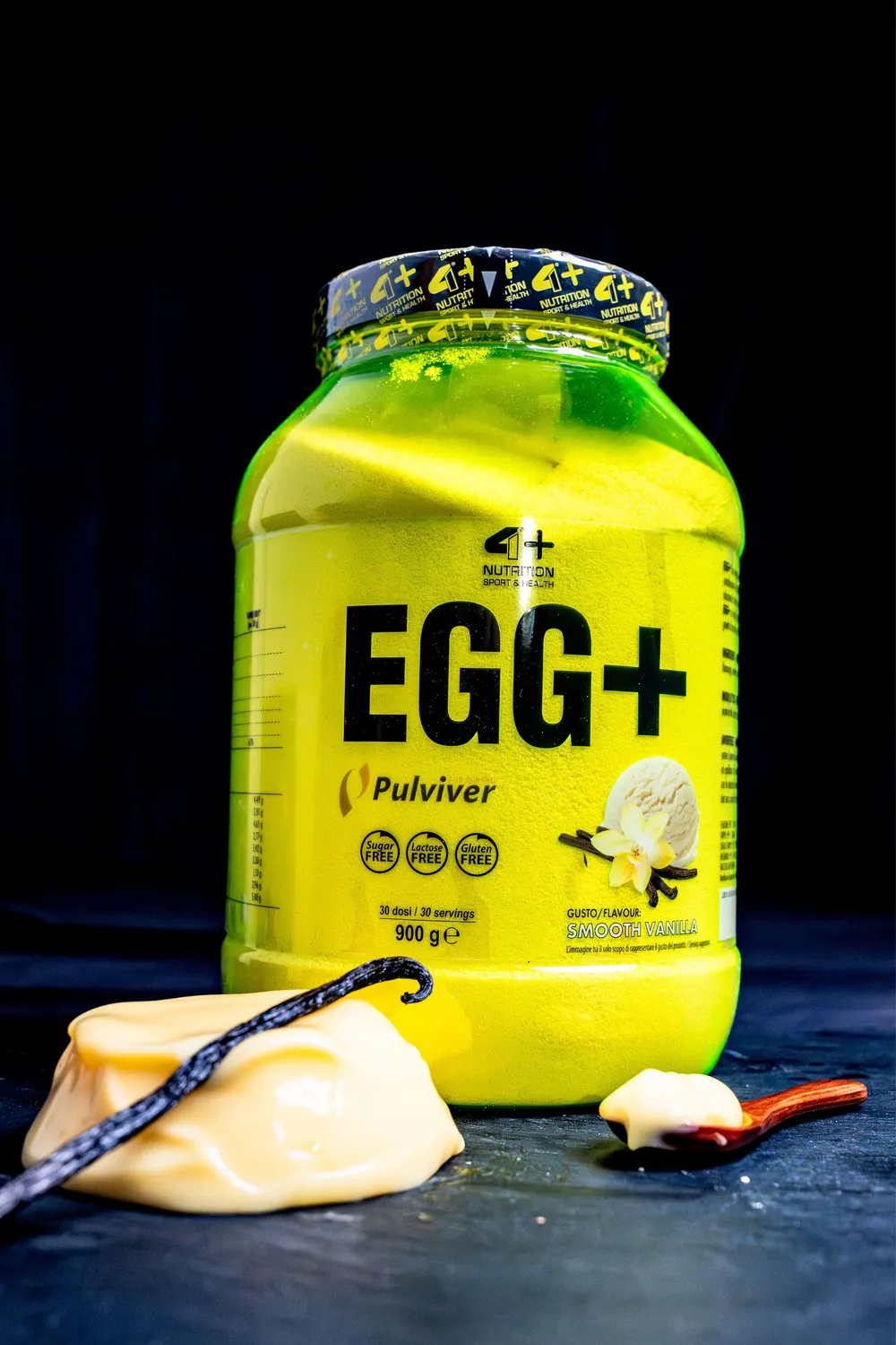 4 Plus Nutrition EGG+ Proteine Albume 900 g Senza Lattosio