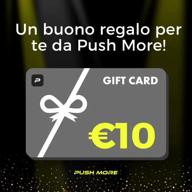 Push More Gift Card buono regalo 10€ regalo palestra
