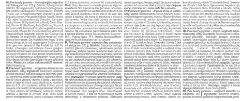 GymBeam Pink Beauty caramelle gommose 60 capsule