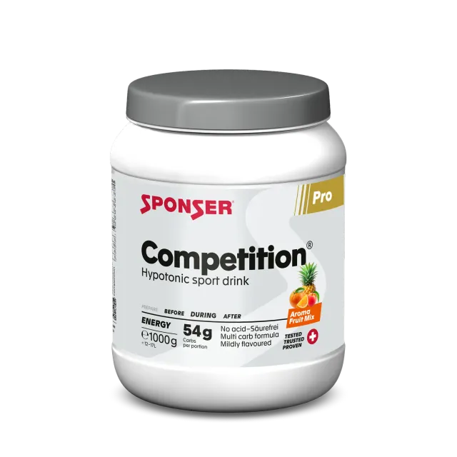 Sponser Competition bevanda Fruit Mix barattolo 1000 g idratazione